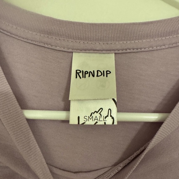 RIPNDIP Lord Nermal Lavender Long Sleeve Shirt - Picture 5 of 8